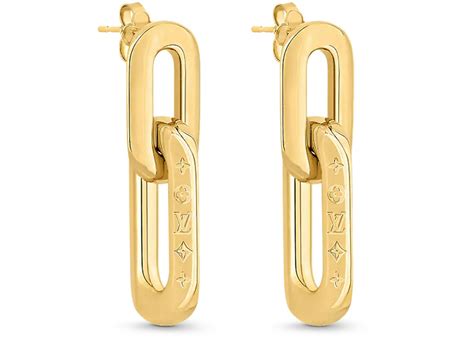 lv edge double earrings|LV Edge Double Earrings .